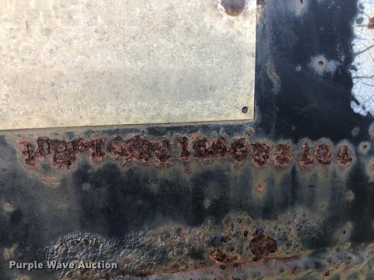 image for item DE5477 1995 Davis end dump pup trailer