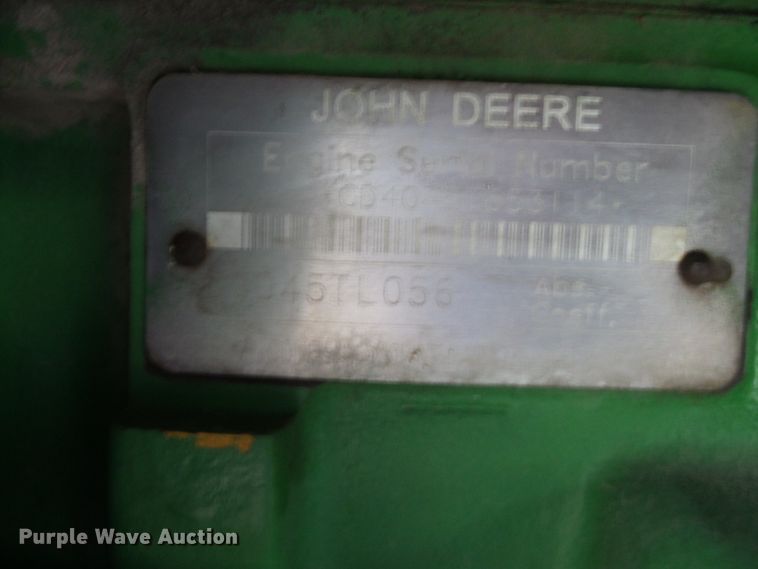 image for item DE7876 2001 John Deere 6410 tractor