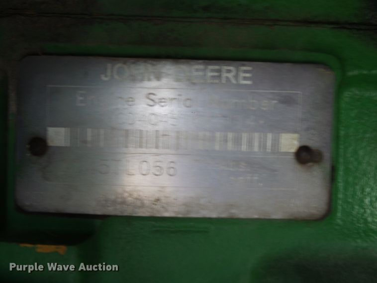 image for item DE7876 2001 John Deere 6410 tractor