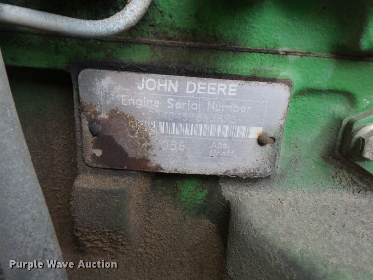 image for item DE7879 2001 John Deere 6410 tractor