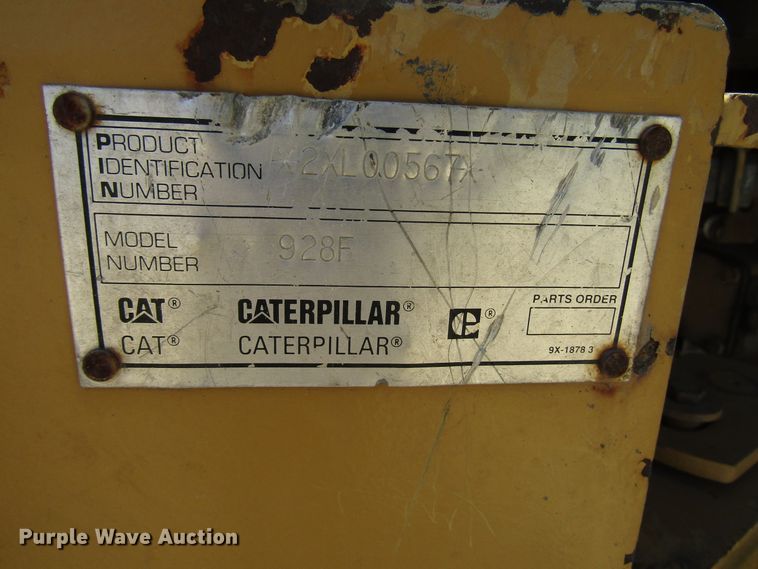 image for item DG1351 1994 Caterpillar 928F wheel loader