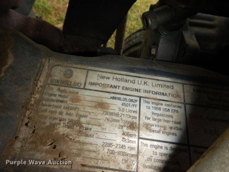 image for item DG4827 1998 New Holland TS100 tractor