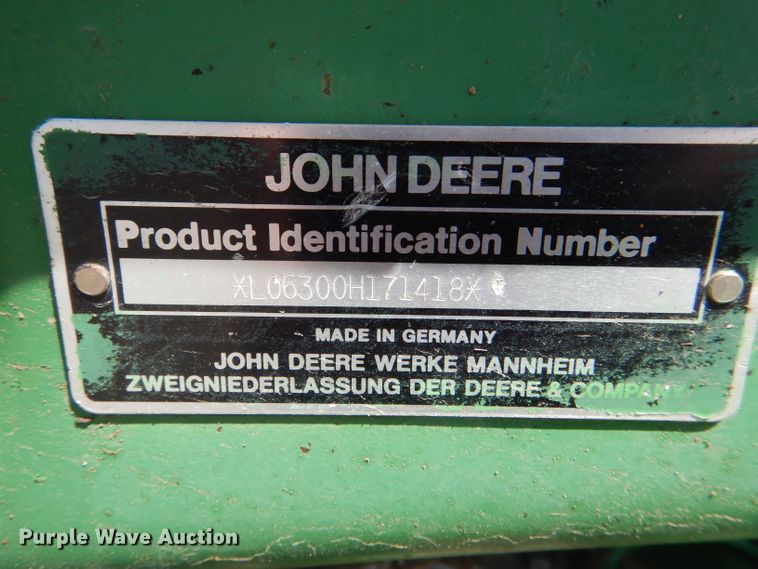 image for item DG4828 1996 John Deere 6300 tractor