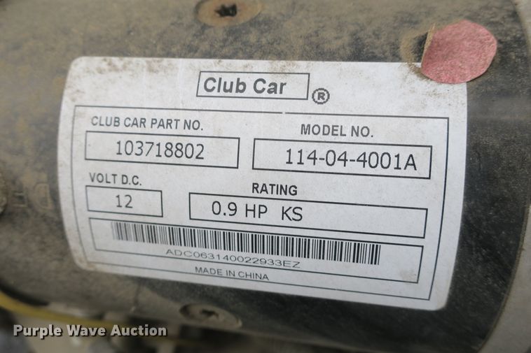 image for item EA9356 Club Car Carry All 1 utility vehicle