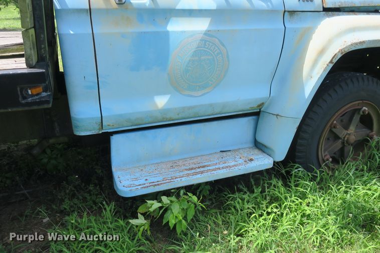 image for item EA9359 1973 Ford F600 flatbed