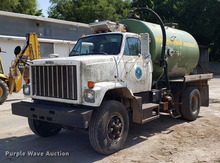 image for item FL9045 1983 GMC Brigadier Big Wheeler sewer tank truck