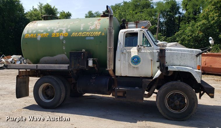 image for item FL9045 1983 GMC Brigadier Big Wheeler sewer tank truck