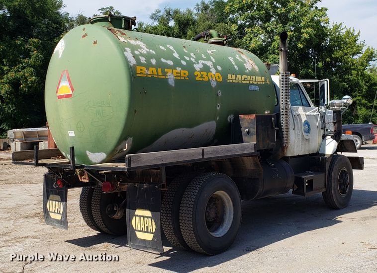 image for item FL9045 1983 GMC Brigadier Big Wheeler sewer tank truck