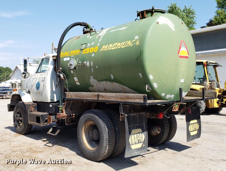 image for item FL9045 1983 GMC Brigadier Big Wheeler sewer tank truck