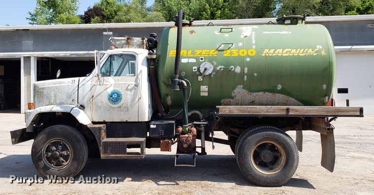 image for item FL9045 1983 GMC Brigadier Big Wheeler sewer tank truck