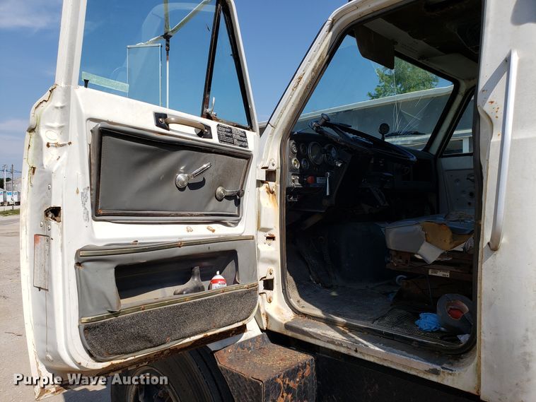 image for item FL9045 1983 GMC Brigadier Big Wheeler sewer tank truck