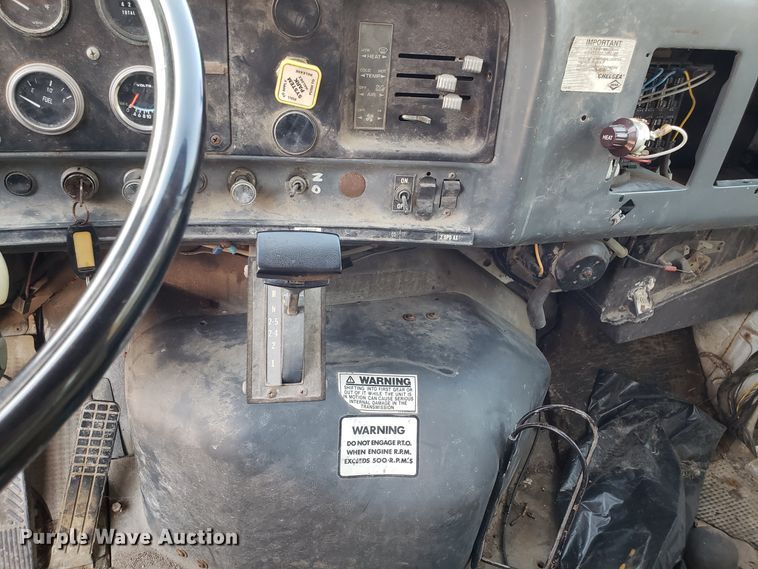 image for item FL9045 1983 GMC Brigadier Big Wheeler sewer tank truck