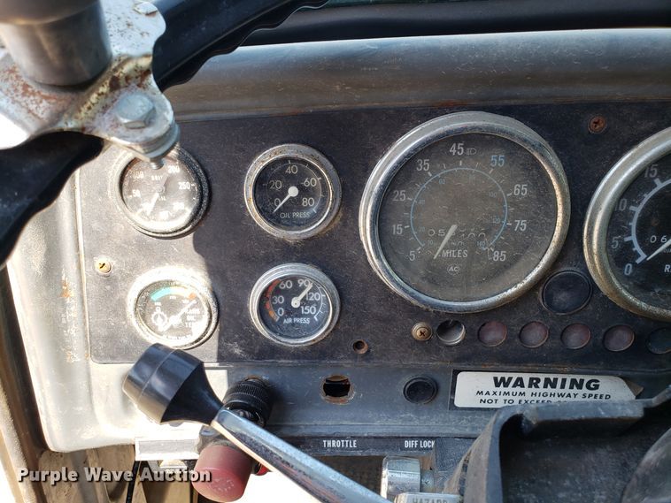 image for item FL9045 1983 GMC Brigadier Big Wheeler sewer tank truck