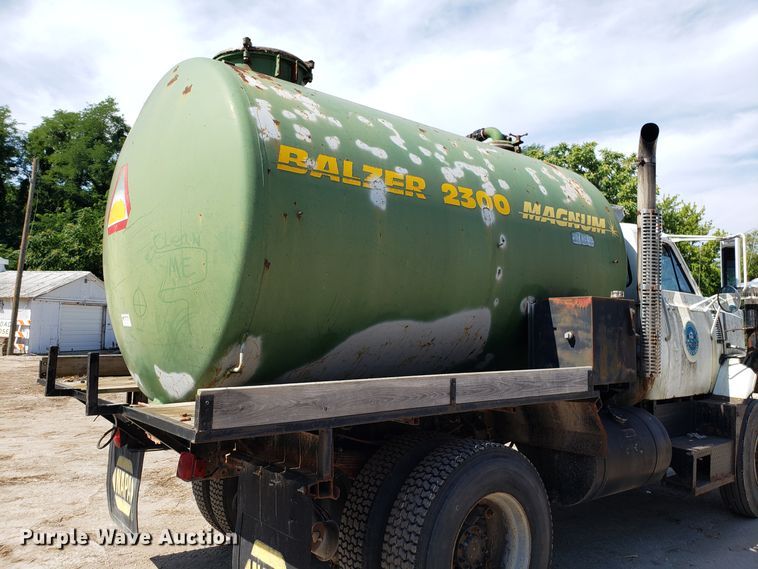 image for item FL9045 1983 GMC Brigadier Big Wheeler sewer tank truck