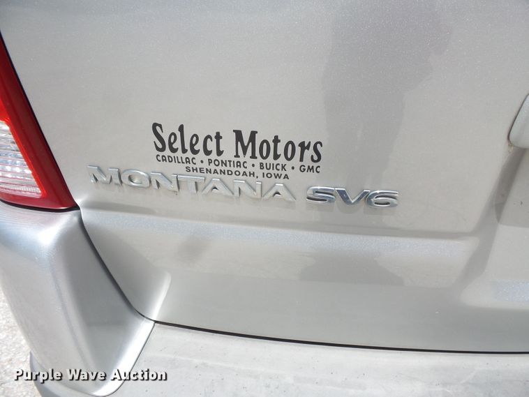 image for item FM9668 2006 Pontiac Montana van