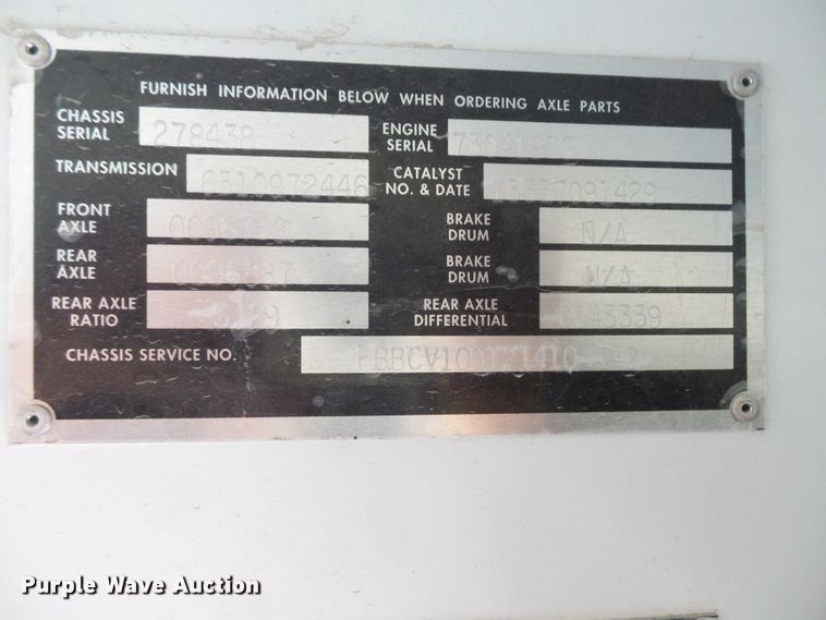 image for item FM9670 2011 Blue Bird Vision school bus