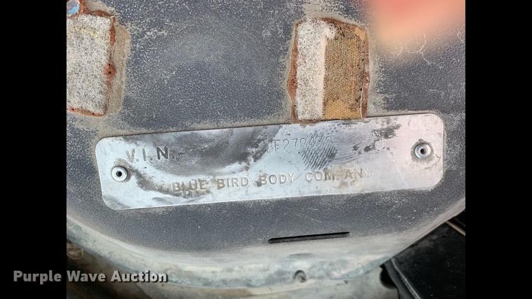 image for item FM9670 2011 Blue Bird Vision school bus