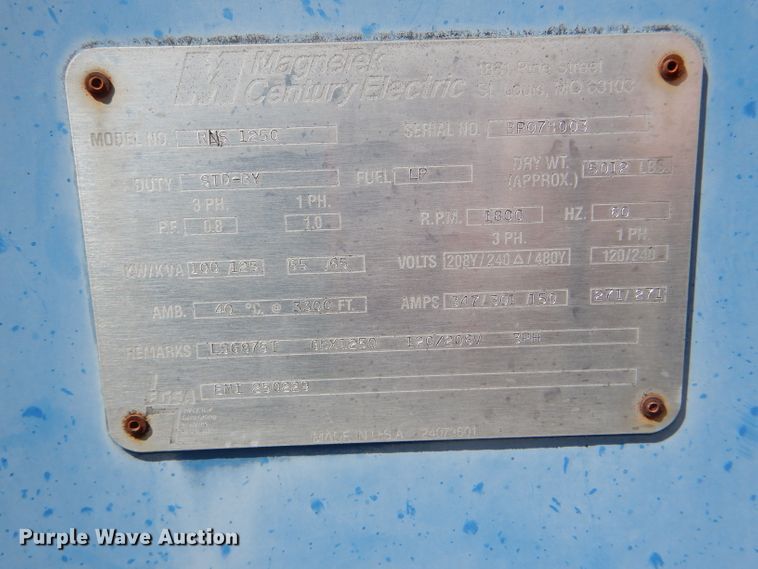 image for item FP9051 Magnetek Century generator