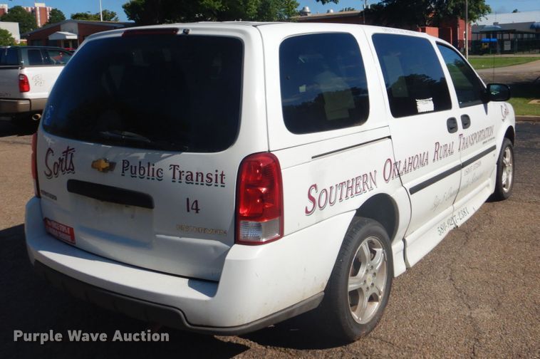 image for item FT9355 2007 Chevrolet Uplander handicap accessible van