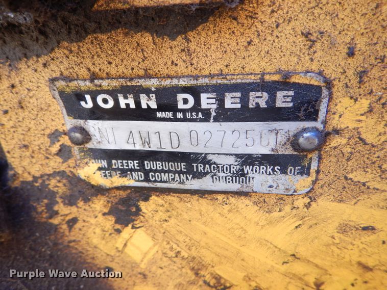 image for item FY9633 John Deere 300 backhoe