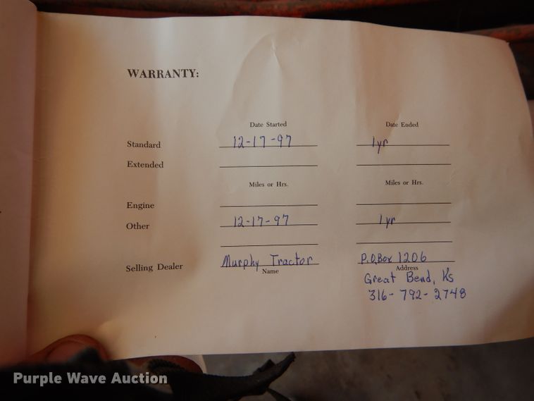 image for item FY9634 1997 Patchman 720 pothole patcher