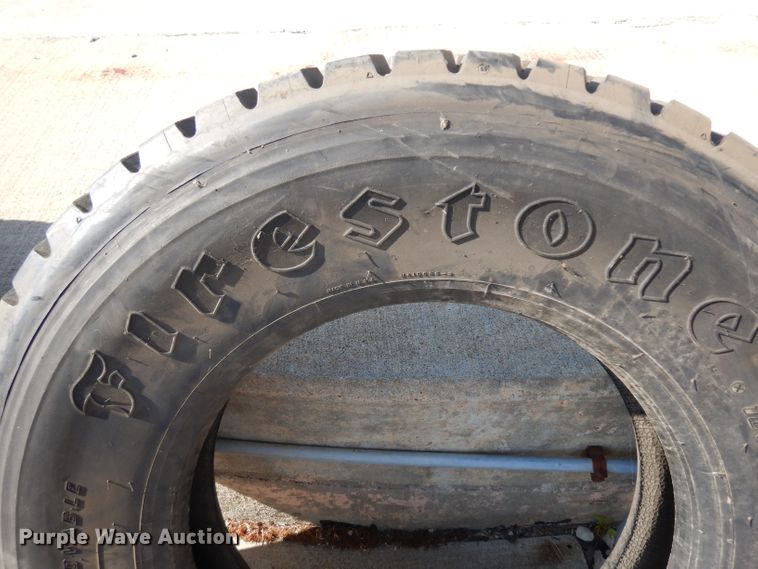 image for item GH9532 (3) Firestone 10R22.5 12PR recapped tires