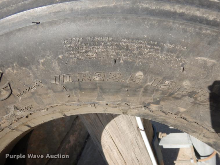 image for item GH9532 (3) Firestone 10R22.5 12PR recapped tires