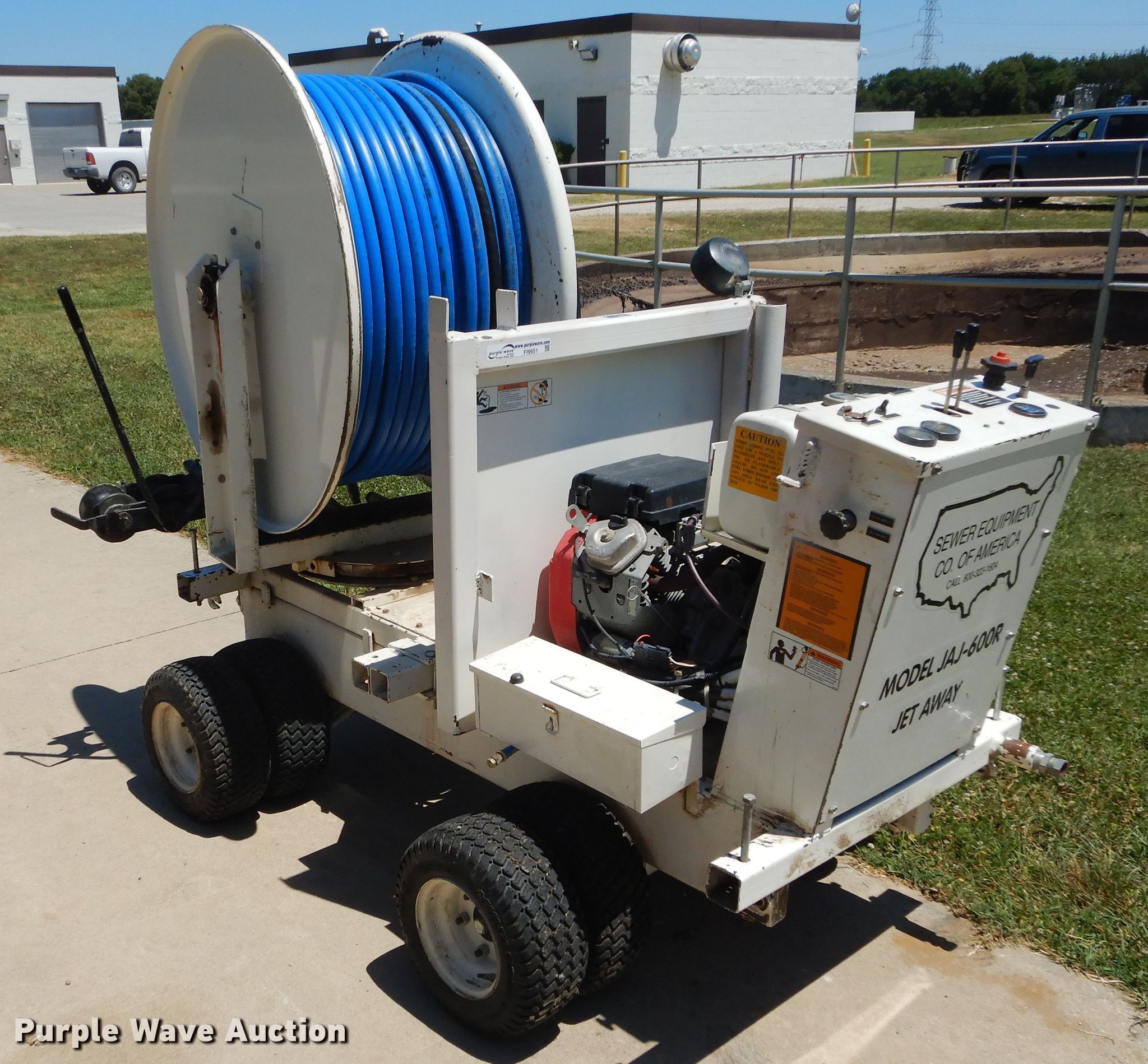 Sewer Equipment of America JAJ600R sewer easement machine in Andover