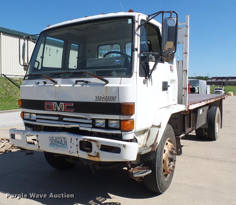 image for item DB2198 1993 Isuzu FTR dump flatbed truck