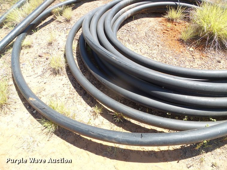 (3) rolls poly pipe in Woodward, OK Item DC5027 sold Purple Wave