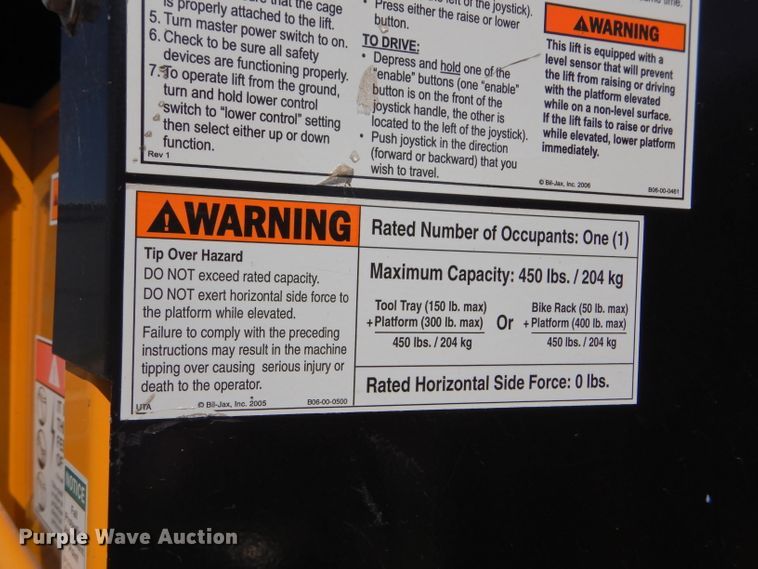 image for item DC5038 Biljax ESP19 vertical lift