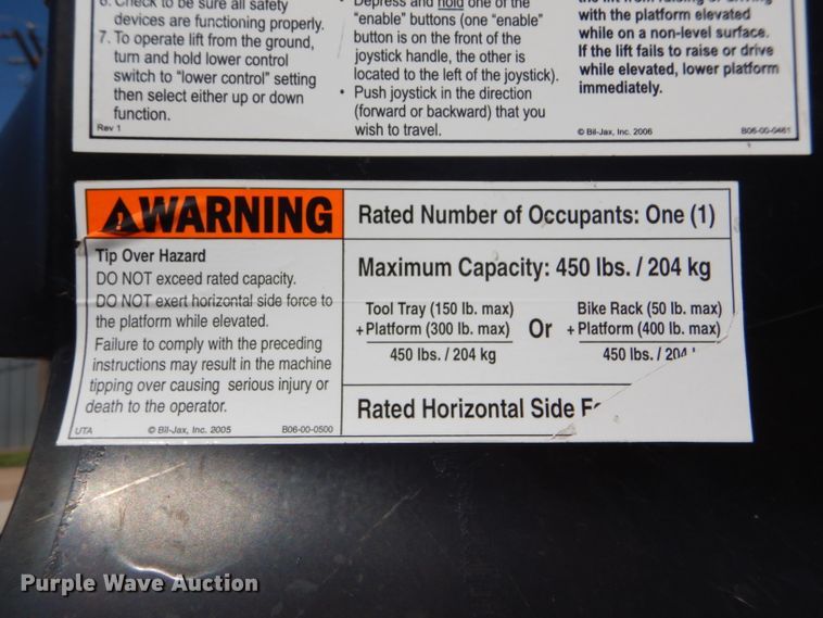 image for item DC5039 Biljax ESP19 vertical lift