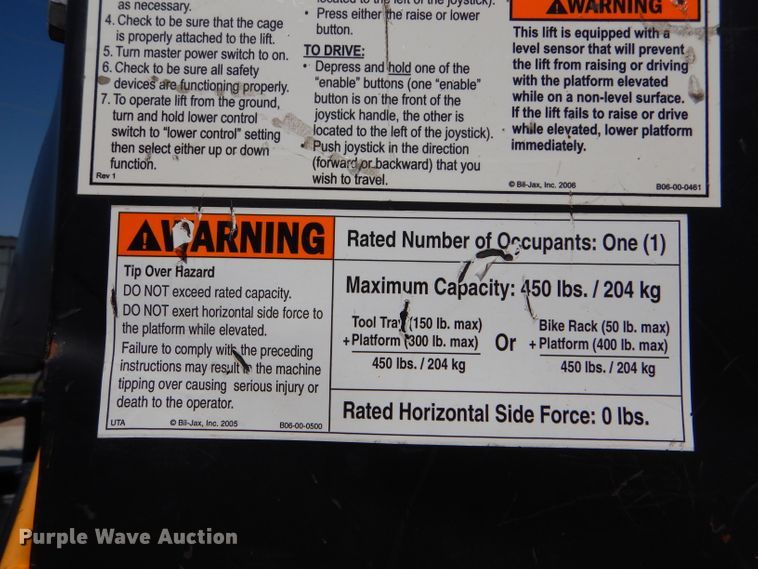 image for item DC5040 Biljax ESP19 vertical lift