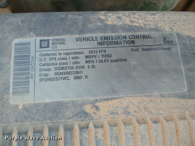 image for item DC5086 2013 Chevrolet Silverado 3500HD Crew Cab pickup truck