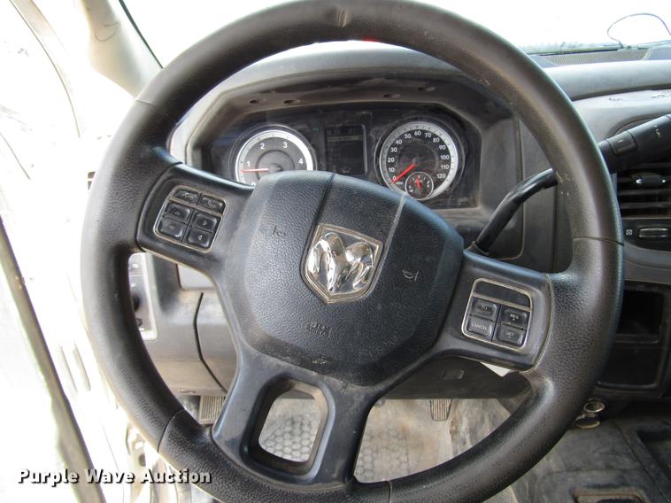 image for item DD4409 2014 Dodge Ram 5500 Crew Cab flatbed truck