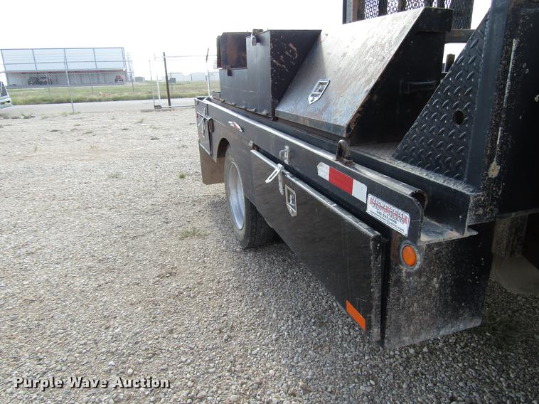 image for item DD4409 2014 Dodge Ram 5500 Crew Cab flatbed truck