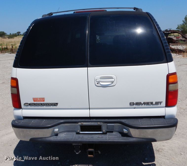 image for item DD6330 2001 Chevrolet Suburban 1500 SUV