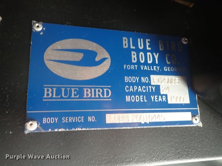 image for item DE5453 1999 Blue Bird coach bus