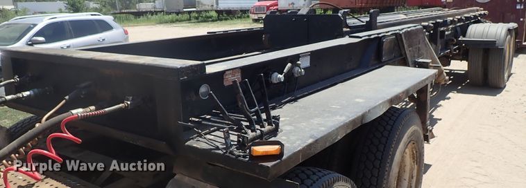 image for item DE5464 1989 Galbreath FRA318 roll-off container trailer