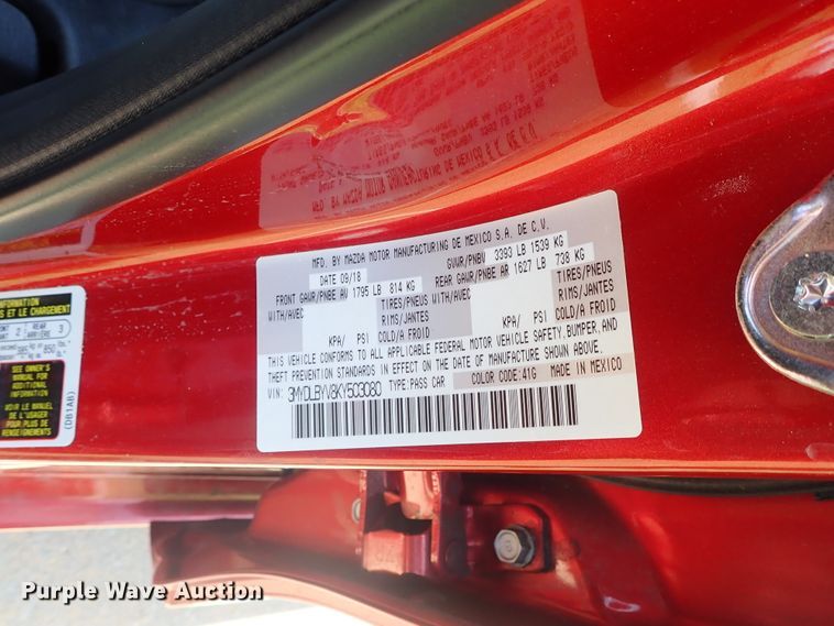 image for item DE5469 2019 Toyota Yaris