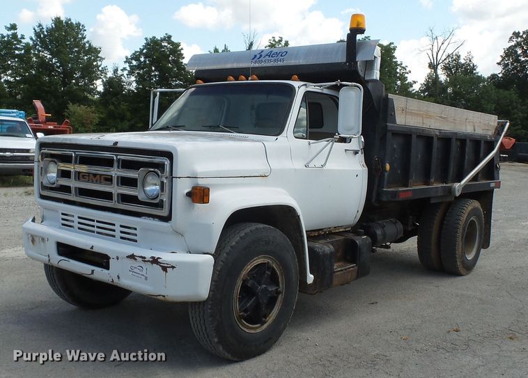 image for item DE7908 1973 GMC dump truck