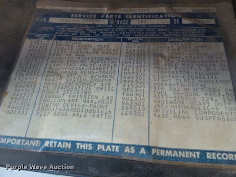 image for item DE7908 1973 GMC dump truck