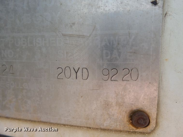 image for item DE7909 2010 International WorkStar 7300 refuse truck