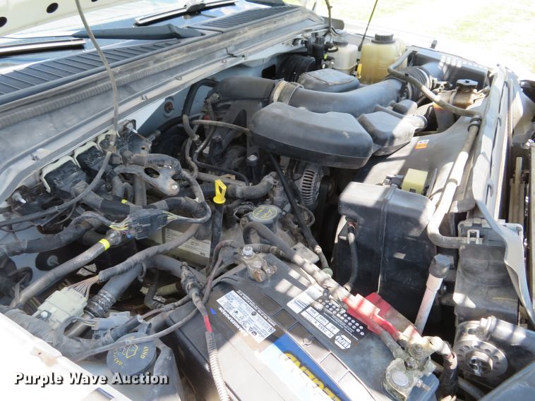 image for item DE8184 2008 Ford F350 Super Duty XL SuperCab utility bed pickup truck