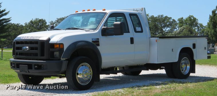 image for item DE8205 2008 Ford F450 Super Duty XL SuperCab utility truck