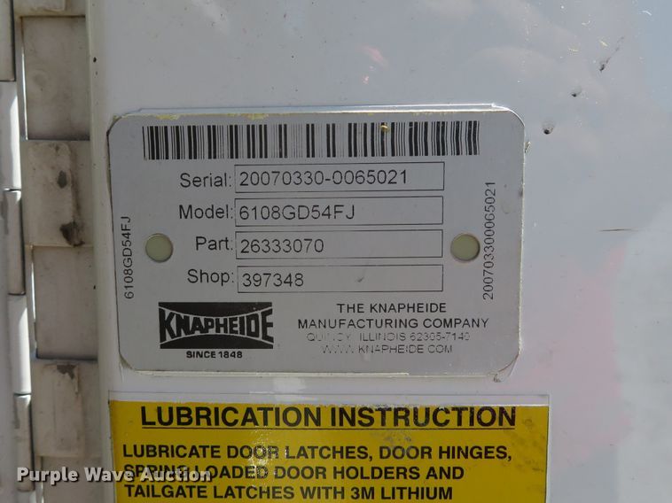 image for item DE8205 2008 Ford F450 Super Duty XL SuperCab utility truck