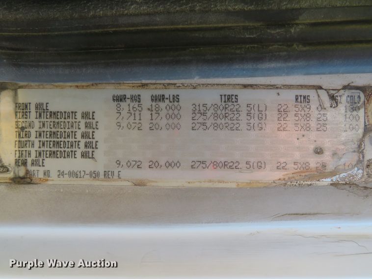 image for item DE8215 1998 Freightliner FL112 flatbed truck