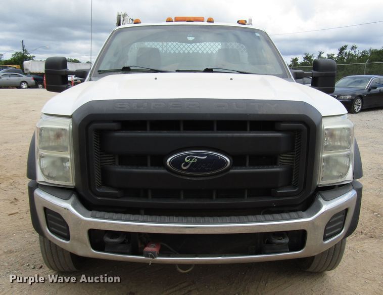 image for item DG1335 2012 Ford F550 service truck with crane