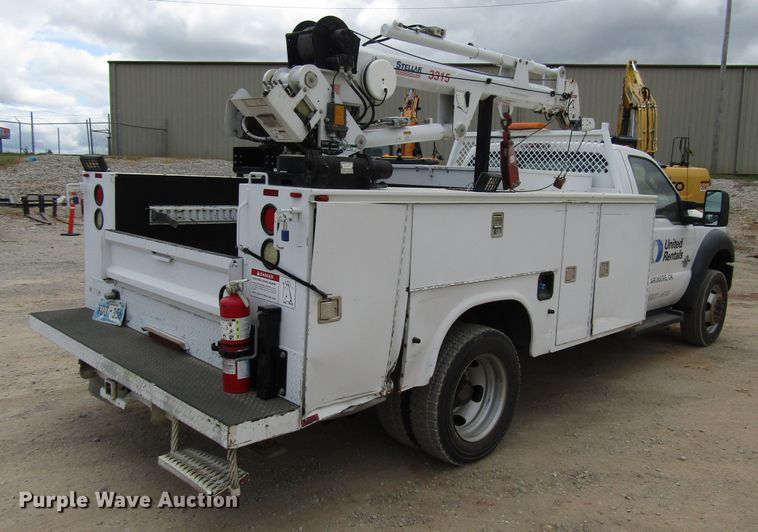 image for item DG1335 2012 Ford F550 service truck with crane