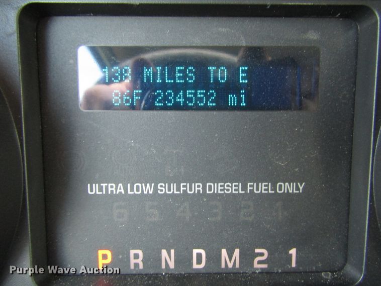 image for item DG1335 2012 Ford F550 service truck with crane